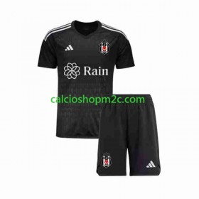 Besiktas Portiere Bambino Maglia Prima 2023/2024 Manica Corta (+ Pantaloncini)
